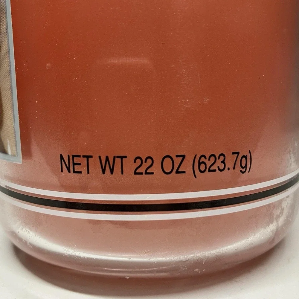 Vtg Yankee Candle Blackband Juicy Grapefruit Housewarmer 22oz Pink Retired